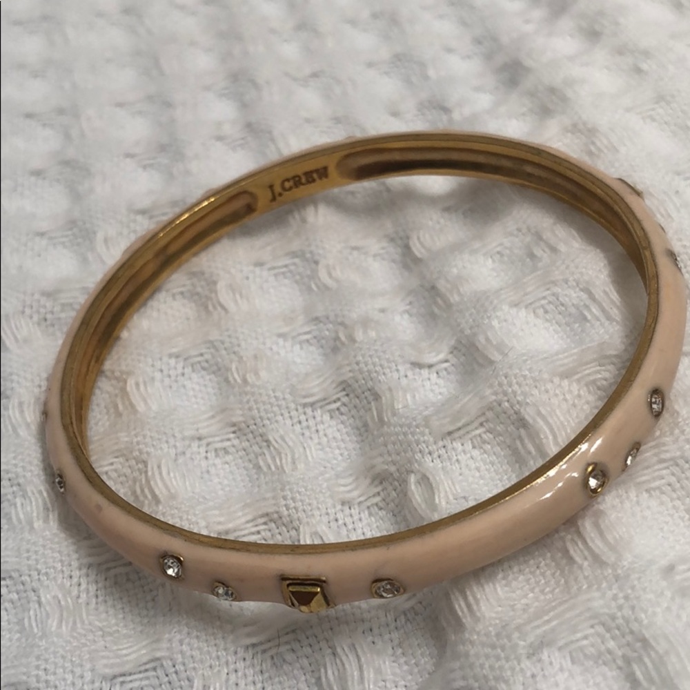 J Crew Pink Enamel Bangle